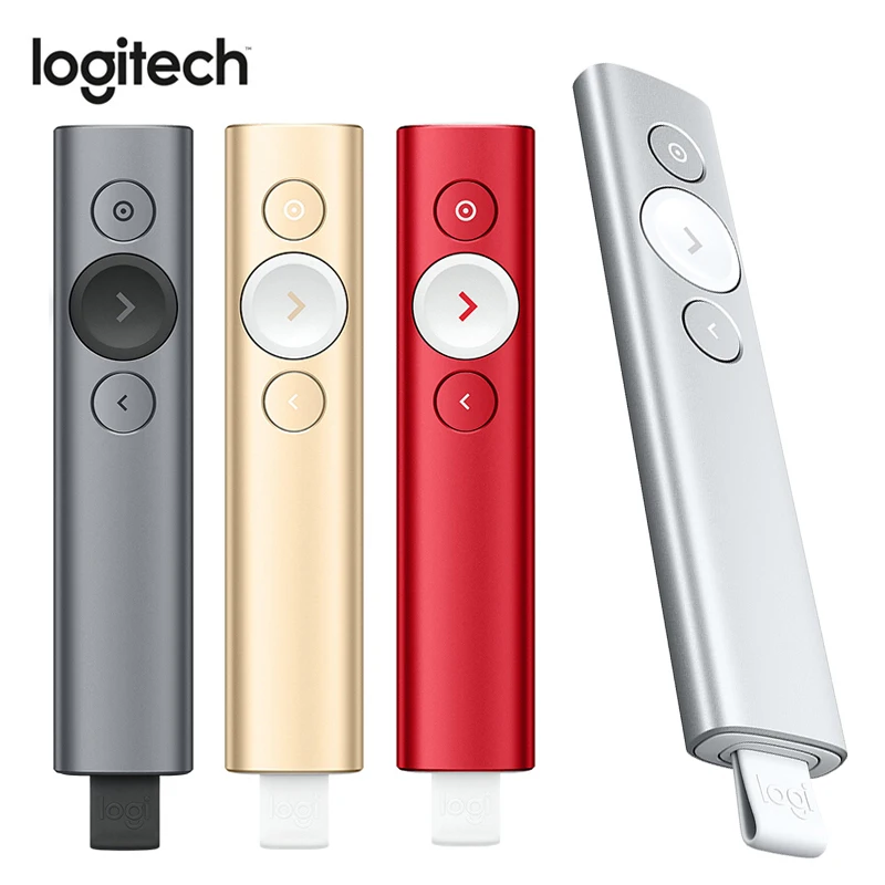 

Logitech Spotlight Presentation Remote Advanced Digital Highlighting with Bluetooth Universal Compatibility 30m Range