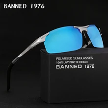 Алюминиево-магниевые весенние петли для женщин и мужчин, крутые поляризованные солнцезащитные очки с защитой от уф400 лучей, солнцезащитные очки с оригинальной коробкой