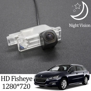 

Owtosin HD 1280*720 Fisheye Rear View Camera For Peugeot 508 sedan/508 SW/508 RXH 2011-2018 Car Reverse Parking Accessories