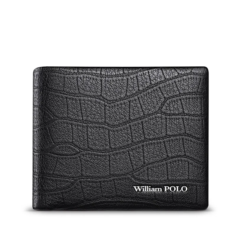 WILLIAMPOLO RFID Wallet Slim Leather Card Holder Mini Protect Minimalist Anti Theft Wallets 2021 Luxury Credit Card Holder