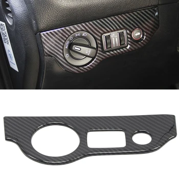

LHD! For Dodge Challenger Charger 2015-2019 Car Styling ABS Plastic Interior Head Light Adjust Cover Trim accessories