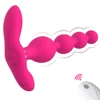 Silicone Anal Plug Wireless Remote Control Vibrator Butt Beads Anus Masturbator Male Prostate Massage Sex Toys for Woman and Man 1