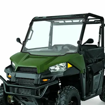 

KEMIMOTO UTV Full Windshield Windscreen Scratch Resistant for Polaris Ranger Midsize 500 570 ETX EV 2015-2019 2016 2017 2018