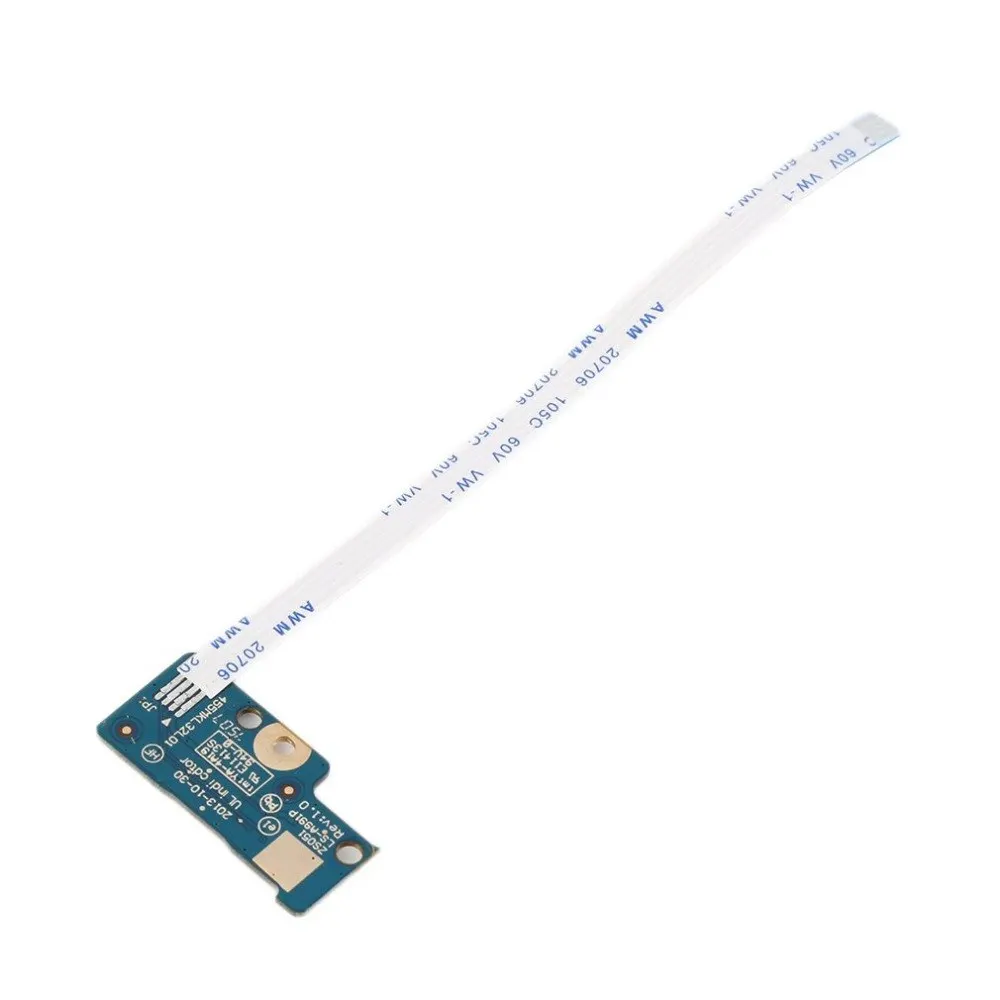 New Power Button Board w/ Cable replacement For HP Pavilion 15-R SERIES LS-A991P