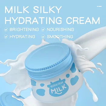 

55g Milk Base Face Cream Nourishing Facial Moisturizer Face Day Cream Brighten Ageless Anti Wrinkles Lifting Facial Firming Skin