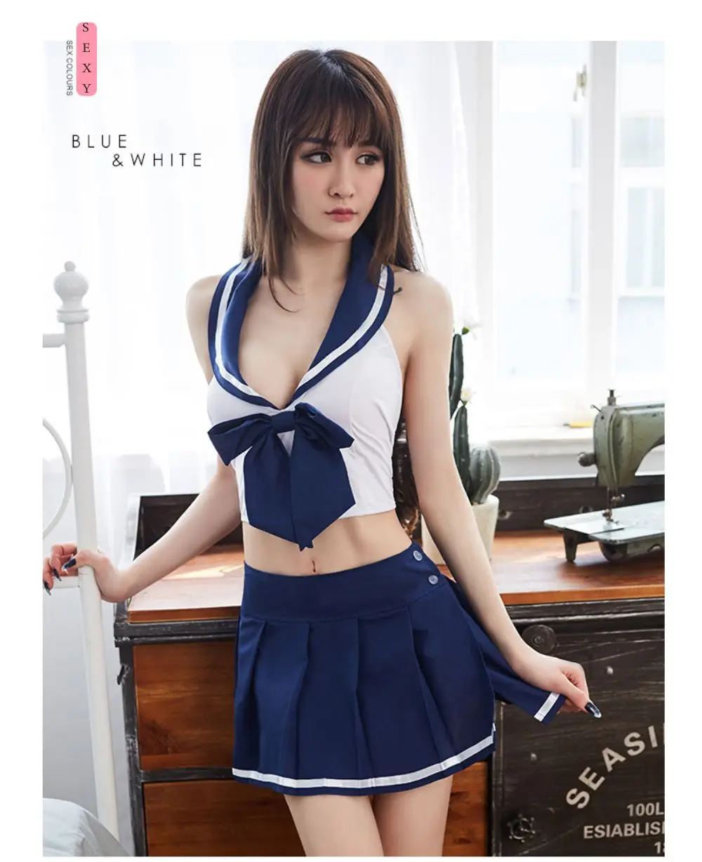 

Пикантный матросский костюм, милая Студенческая форма, новый дизайн 2019, пижамы