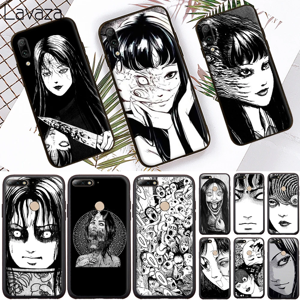 Мягкий чехол Junji Ito Tees Horror для Huawei Honor 6A 7A 8A 20 Pro 7C 8C 7 8X 8 9 10 lite 20S Note10 View |