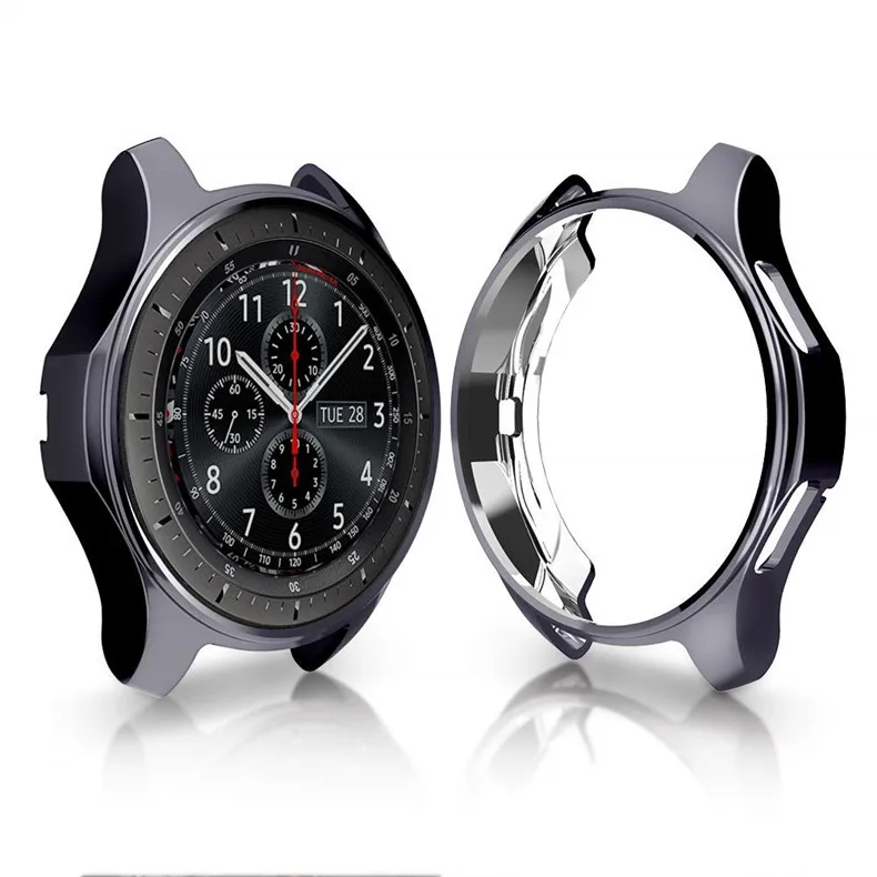 Чехол для samsung Galaxy Watch 46 мм 42 мм gear S3 frontier case galss bumper мягкие Смарт-часы Аксессуары покрытие защитная оболочка