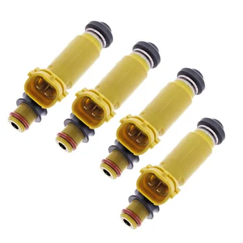 

4pcs Fuel Injector Fit for Mazda RX8 MX5 Yellow Denso 195500-4450