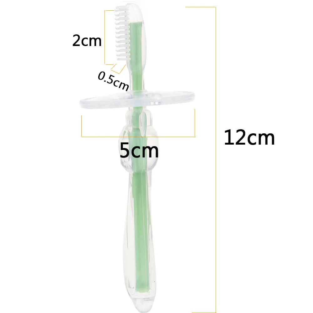 1 шт., детская мягкая силиконовая учебная зубная щетка для новорожденных, детей, уход за полостью рта, зубная щетка, инструмент для детей, Прорезыватель зубов
