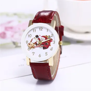 

Christmas Santa Claus Digital Belt Bracelet for Women's Watches Fashion Alloy Clock Men And Women Digital Watch