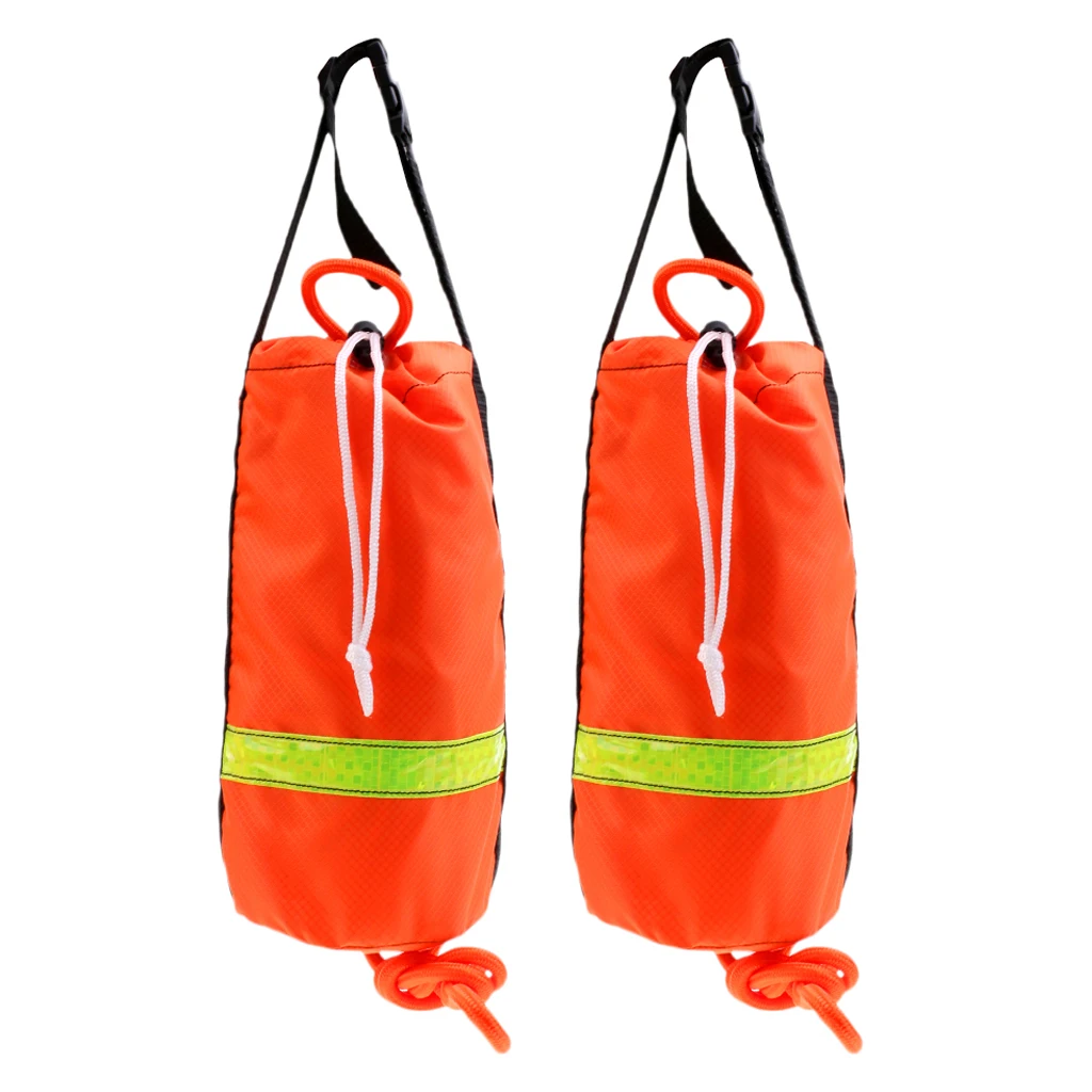MagiDeal 2 Pieces Kayak Waterproof Float Life Line Rescue Throw Rope Bag 16m MagiDeal 2 Pieces Kayak Waterproof Float Life Line Rescue Throw Rope Bag 16m