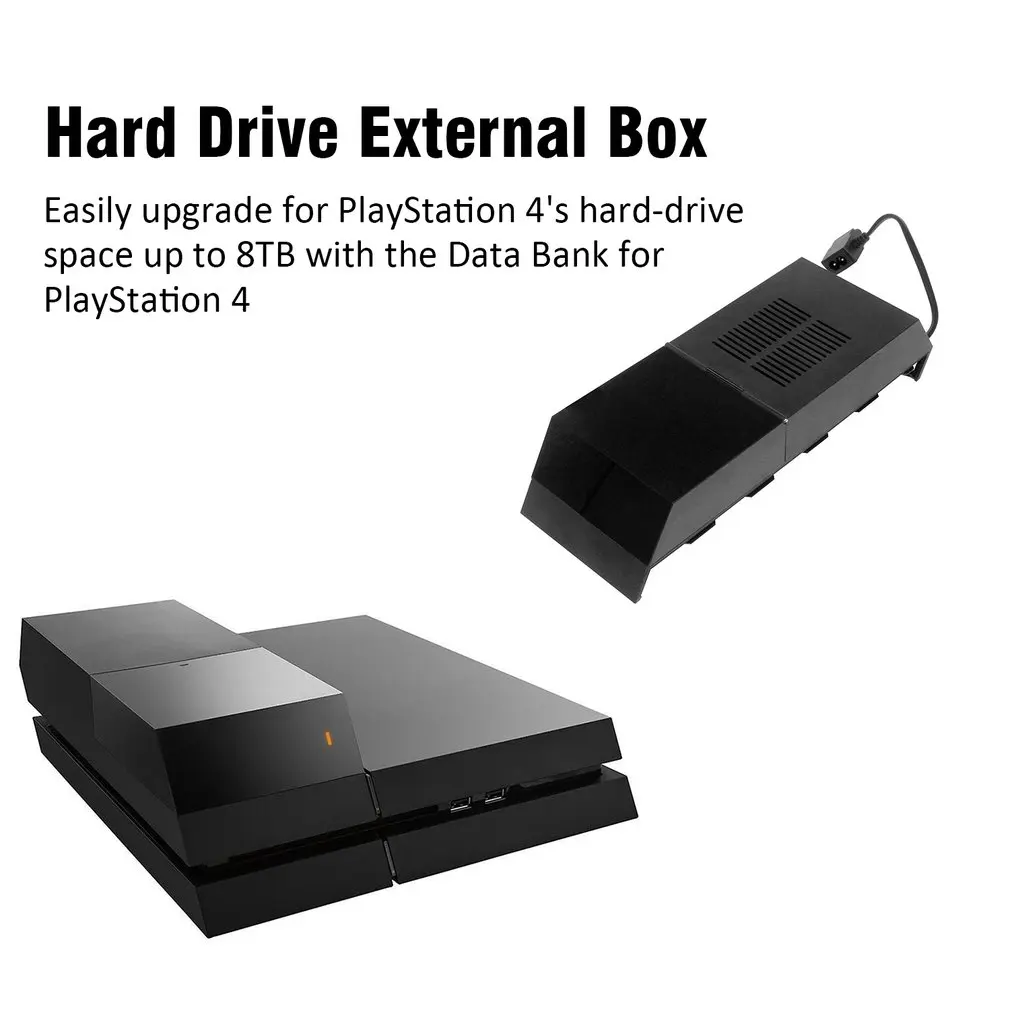 For Sony For PS4 For PlayStation 4 Data Bank Box Storage Hard Drive External Game Expands Internal Memory Capacity