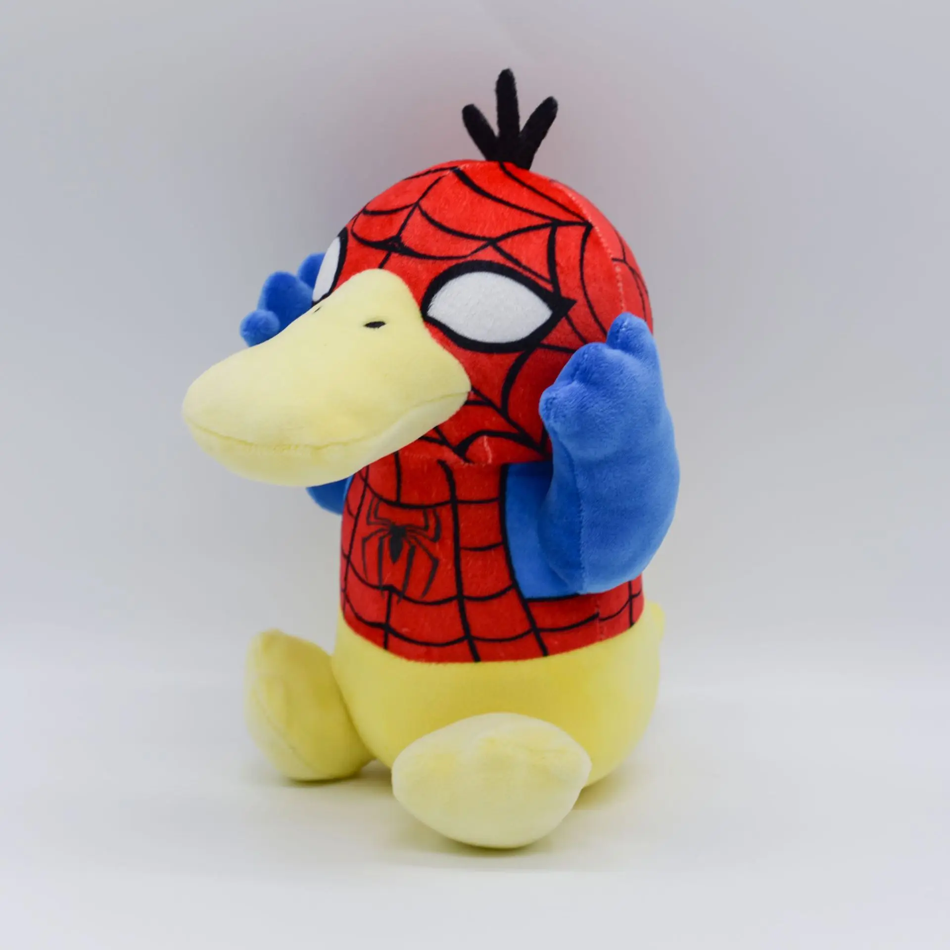 TAKARA TOMY Psyduck карманная утка Косплей Бэтмен Человек-паук Мягкая Плюшевая Кукла мультфильм аниме игрушка 20 см детский подарок на день рождения