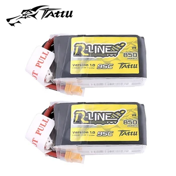 

Tattu R-Line 850mAh 14.8V 95C 4S1P Lipo Battery Pack with XT30 Plug for Professional FPV Racing Competitions