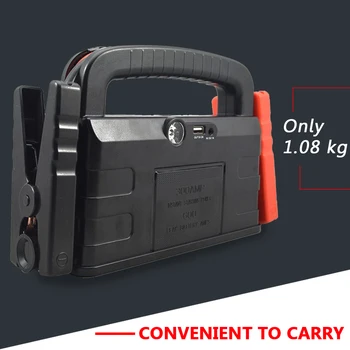

Newest Professional LiFe 15000mAh Autos Car Jump Starter With Intelligent Jump Clamp For Heavy Duty