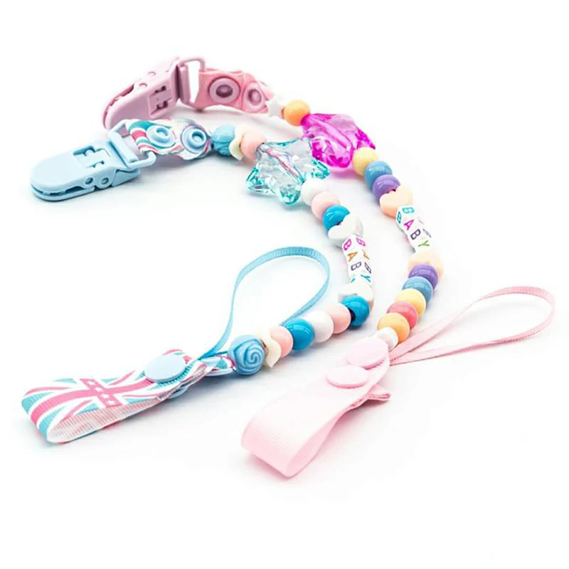 Цепочка для соски Прорезыватель силиконовая цепочка пустышки Защита окружающей