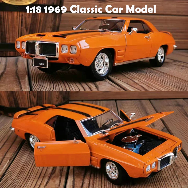 

fine 1:18 1969 Classic Car Model Doors can be opened Alloy Collection Model
