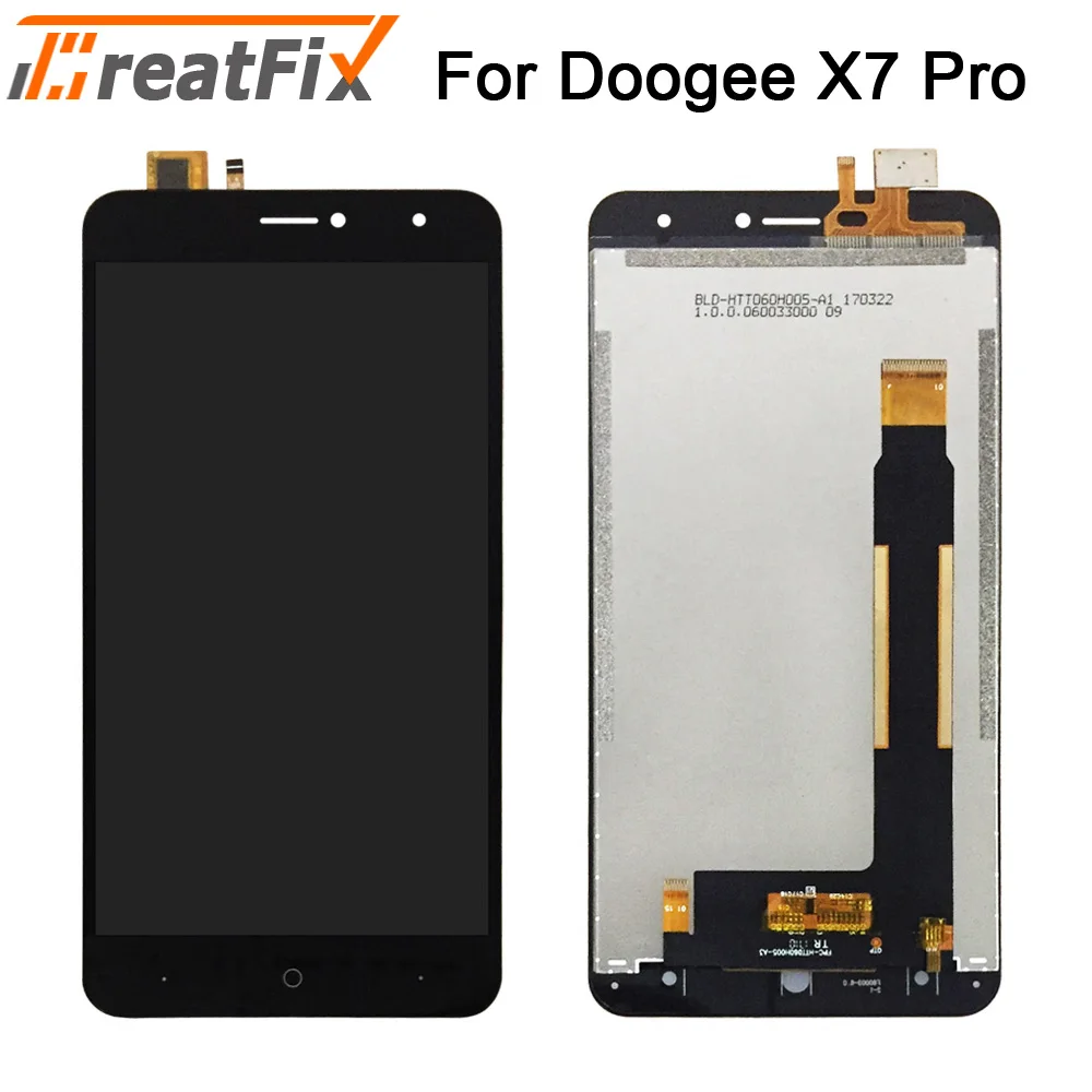 ЖК-дисплей 6 0 дюйма Для Doogee X7 Pro и дигитайзер сенсорного экрана в сборе сменный для