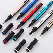 6 цветов, черный Быстросохнущий стойкий карандаш для глаз, Водостойкая Подводка для глаз, стойкая к размазыванию, красный, синий, зеленый, макияж для глаз, косметика, TSLM