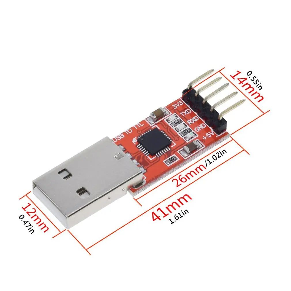 FT232RQ Logic IC 22 модуль красный аппаратный высокотехнологичный модуль макетной платы изысканно разработанный прочный