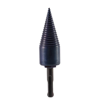 

1Pcs Blue Coated HSS Firewood Splitter Drill Bit Wood Drilling Tools Cone Drill Bit Firewood Chopper Breaker 32mm