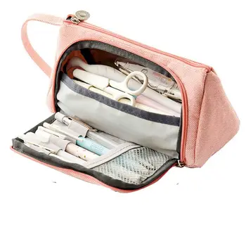 

Large Capacity Pencil Pen Case Storage Bag Pouch Holder for Middle High School Office College Girl Adults 35EF