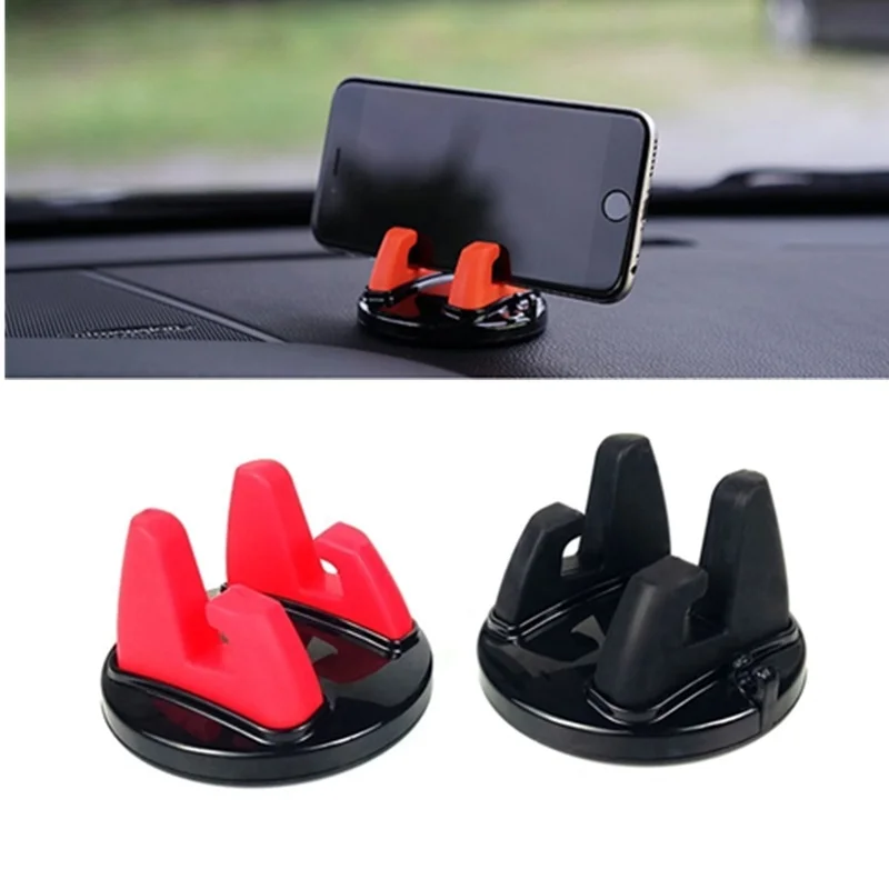 

Universal Car Phone Holder Stand 360 Degree Rotation Car Accessory Dashboard Mount Decoration Silicone For Car GPS Holder