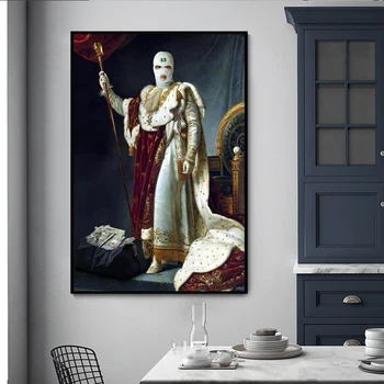 The World is Yours and Masked People Artworks Printed on Canvas 6