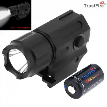 

Waterproof G03 XP-G R5 LED 210LM Tactical Flashlight Military Weapon Lights with 2 Modes Light + CR2 3V 750mAh Lithium Battery