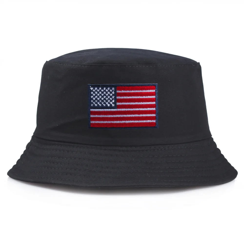 usa flag bucket hat