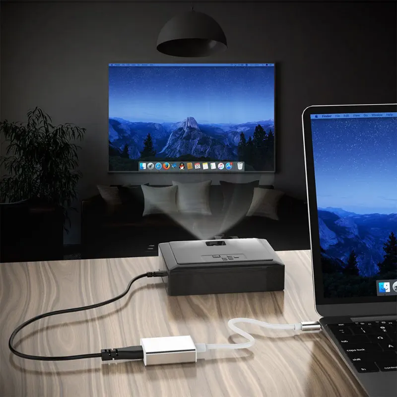 Mosible концентратор USB Type C Thunderbolt 3 адаптер USB-C HDMI Поддержка 4K HD для MacBook Pro/Air Ноутбук USB-C