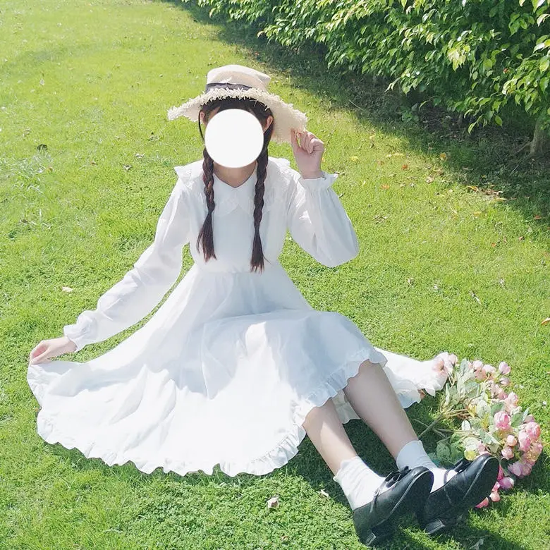 Vestido, вечерние платья в стиле Лолиты, винтажное платье в стиле милой Лолиты, платье принцессы в готическом стиле, платье в стиле милой Лолиты, платье с воротником в стиле Питера Пэна, платье в викторианском стиле