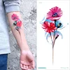 temporary armband tattoos waterproof temporary tattoo sticker flower lotus tattoo sleeve women wrist arm sleeves tatoo fake girl ► Photo 3/6