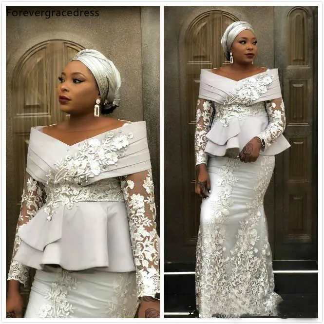 PROD 1005002425030632 Long Sleeves Mother of the Bride Dresses Lace
African Formal Groom Wedding Guests Gown Plus Size Custom Made Available