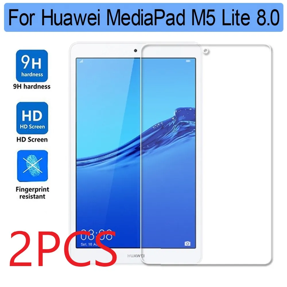 Закаленное стекло для Huawei Mediapad M5 Lite 8 &quot 0 JDN2-L09 W09 2 шт. | Компьютеры и офис