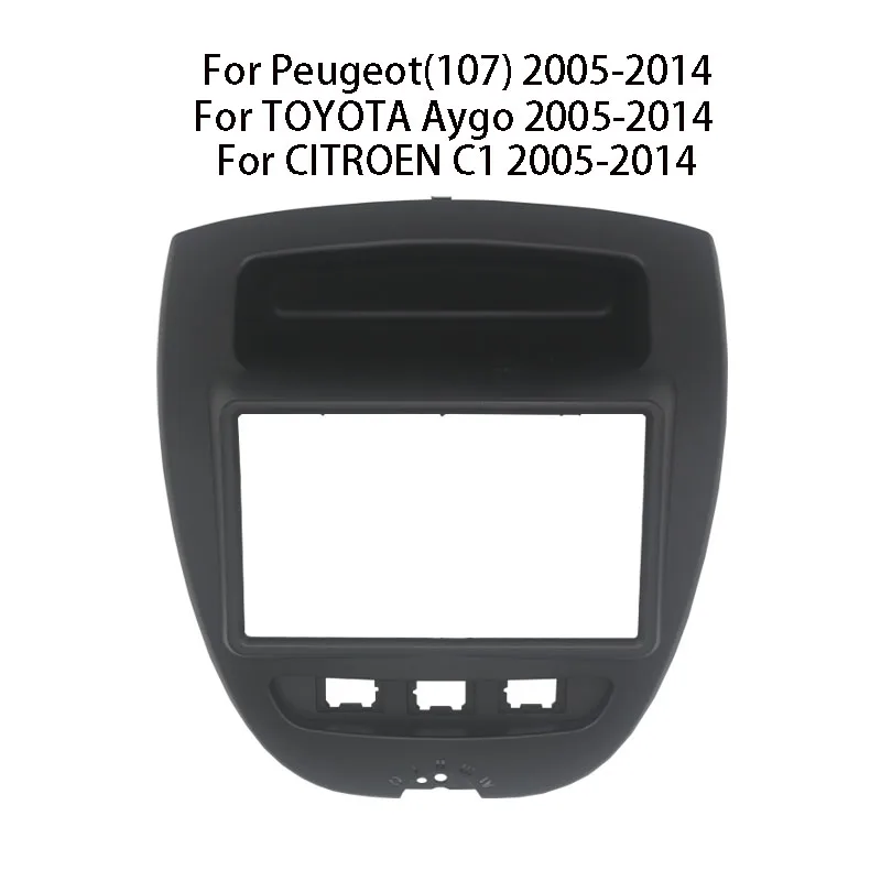 Комплект рамы для автомагнитолы TOYOTA Aygo/PEUGEOT (107)/CITROEN C1 2005-2014 автомобильная