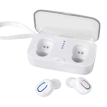 

T18S TWS Bluetooth Headset, Bluetooth 5.0 In-Ear Bass Stereo Universal Wireless Bluetooth Headset
