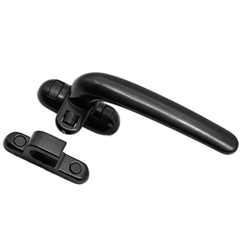 

Door and Window Handle Lock Casement Window Lock Wheel Handle Black
