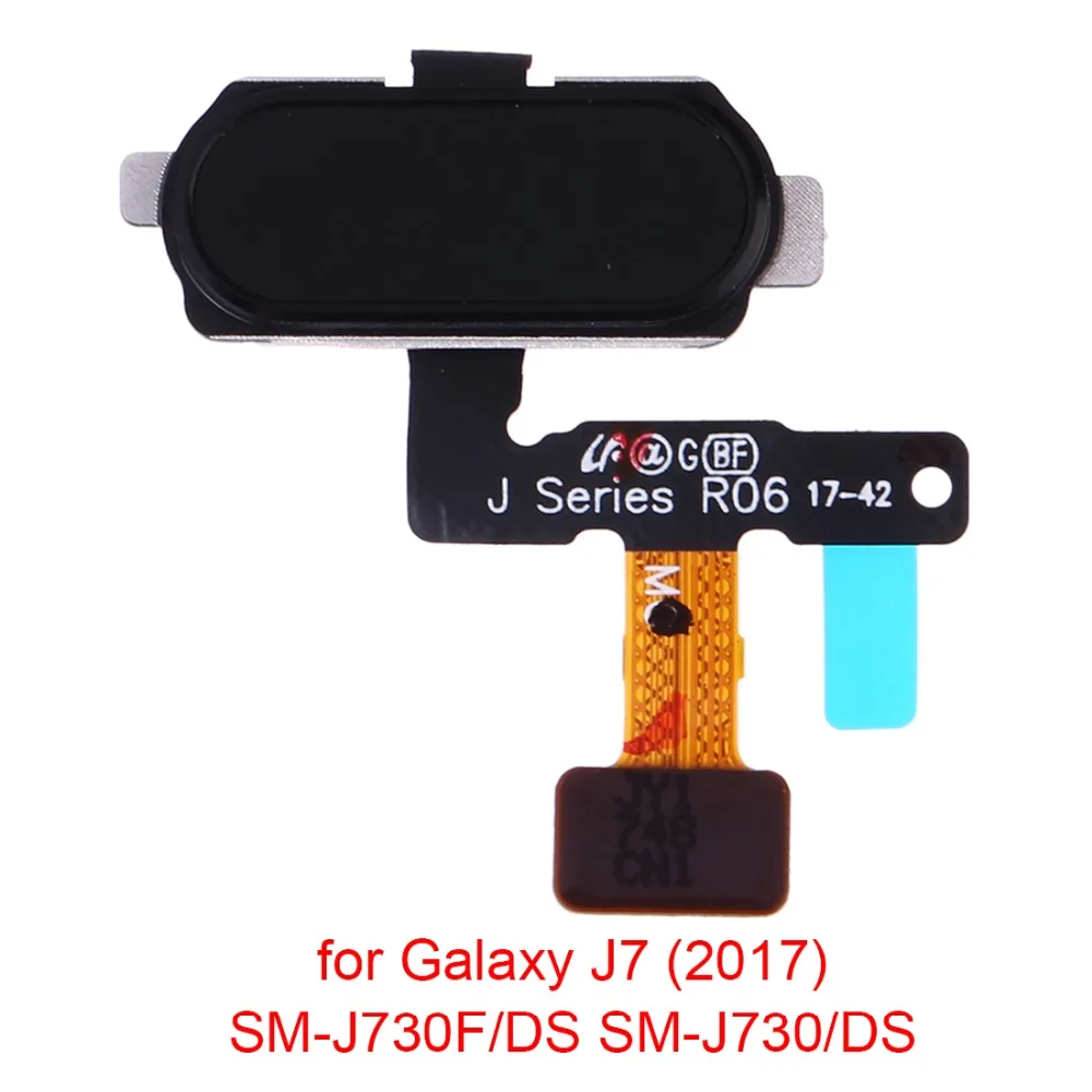 Датчик отпечатков пальцев Главная Кнопка меню гибкий кабель Ribbonfor Galaxy J7() SM-J730F/DS SM-J730/DS запасные части