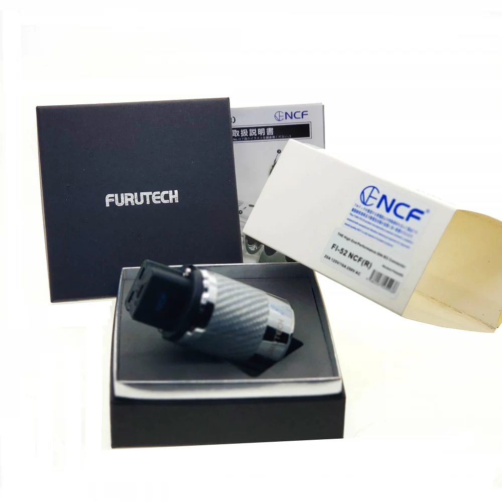 Plugue de Entrada Mesmo para Adaptador de Tomada de Áudio Furutech High End 20a Ródio Chapeado Faça Você Matihur Alta Fidelidade Fi-52 Ncf r - Image 2