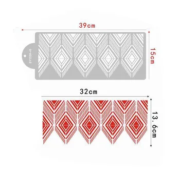 

Cookie/cake stencil plastic cake decorating tools cake mold wedding cake decoration