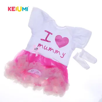

KEIUMI Fashion Doll Clothes for 22 or 23Inch Handmade Cotton Reborn Baby Doll Clothes for 55-58cm Reborn Dolls Girls Accessories
