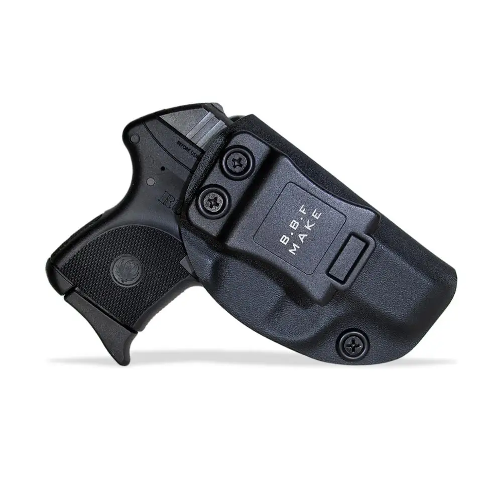 BBF Make IWB KYDEX кобура на заказ подходит: Ruger LCP 380 Пистолет Чехол внутри скрытый пояс для переноски пистолетный мешочек