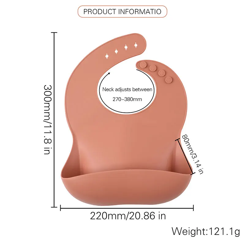 1pc Silicone Bibs Food Grade Silicone Baby Feeding Bibs Burp Cloths Bandana Drooling Aprons Breastplate Burp Cloths Baby Stuff