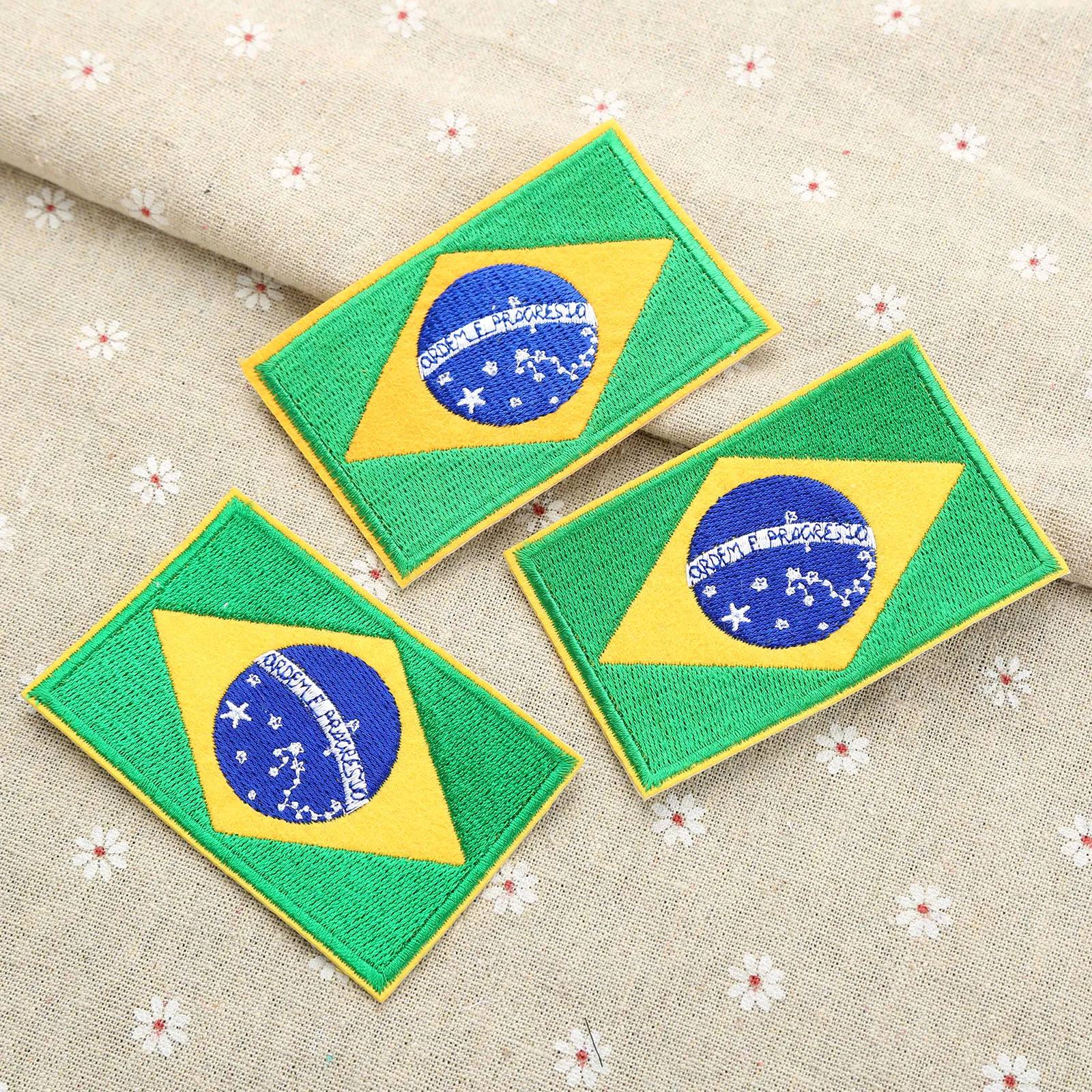 Нашивки с изображением флага Бразилии для детской одежды|patches for kids clothes|country flag