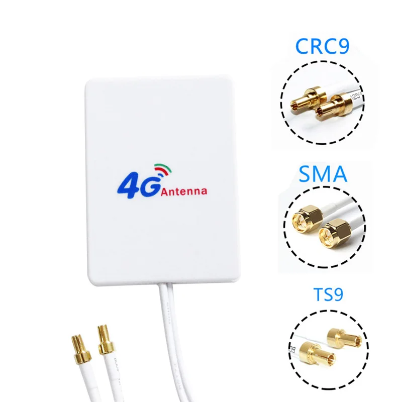 

5G LTE Antenna 30M Cable External Antennas for Huawei ZTE Router Modem Aerial with TS9/ CRC9/ SMA Connector Booster