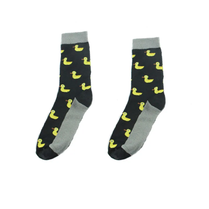 Харадзюку носки с рисунками яиц/пиццы/суши японские желтые носки в стиле хип-хоп забавные Креативные мужские носки унисекс