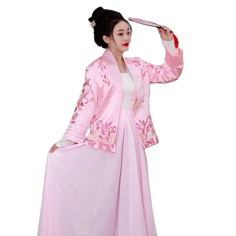 Комплект современного платья hanfu для женщин династии Тан традиционные китайские
