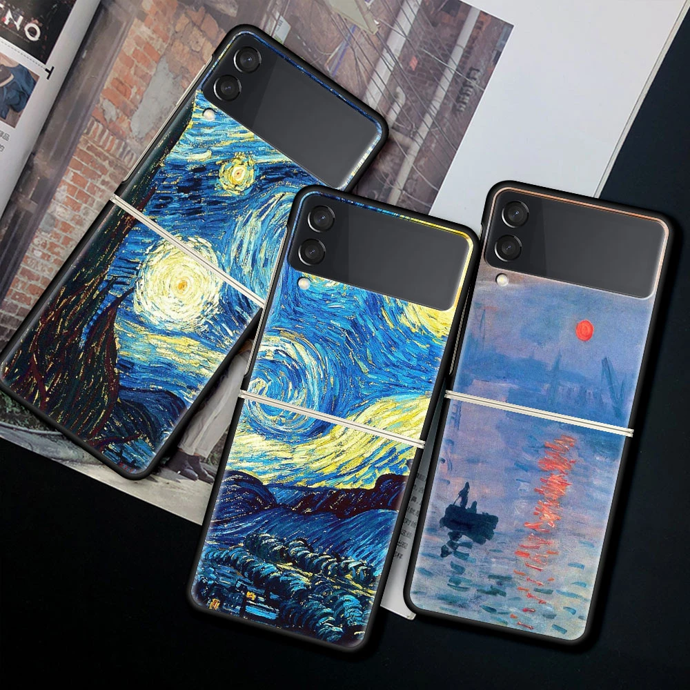 Case For Samsung Galaxy Z Flip 3 Black Hard Phone Cover Z Flip3 5g Shockproof Bumper Zflip 3 Shell Fundas Van Gogh Art Aesthetic Phone Case Covers Aliexpress Case For Samsung Galaxy Z Flip 3 Black Hard Phone Cover Z Flip3 5g Shockproof Bumper Zflip 3 Shell Fundas Van Gogh Art Aesthetic Phone Case Covers Aliexpress